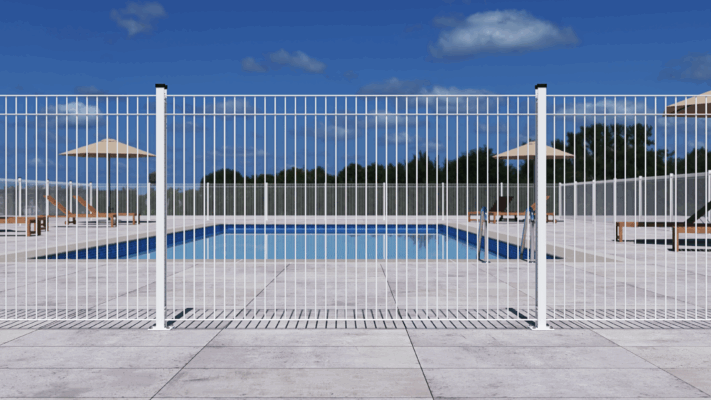Cloture piscine - vue face (final